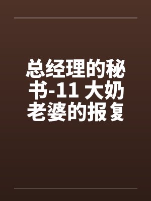 总经理的秘书-11 大奶老婆的报复